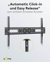 goobay TV-Wandhalterung Pro FIXED (XL) schwarz