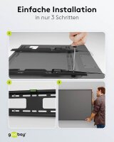 goobay TV-Wandhalterung Pro FIXED (XL) schwarz