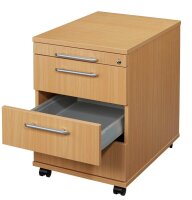 HAMMERBACHER AC30 Rollcontainer buche 4 Auszüge 42,8 x 58,0 x 59,0 cm