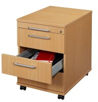 HAMMERBACHER AC30 Rollcontainer buche 4 Auszüge 42,8 x 58,0 x 59,0 cm