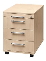HAMMERBACHER AC30 Rollcontainer ahorn 4 Auszüge 42,8 x 58,0 x 59,0 cm