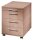 HAMMERBACHER AC30 Rollcontainer nussbaum 4 Auszüge 42,8 x 58,0 x 59,0 cm