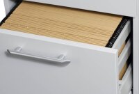 HAMMERBACHER AC20 Rollcontainer lichtgrau 3 Auszüge 42,8 x 58,0 x 59,0 cm