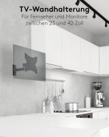 goobay TV-Wandhalterung Basic FULLMOTION (S) schwarz