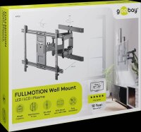 goobay TV-Wandhalterung Pro FULLMOTION (L) schwarz