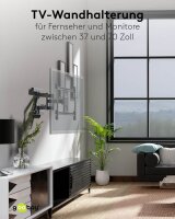 goobay TV-Wandhalterung Pro FULLMOTION (L) schwarz