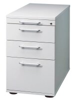 HAMMERBACHER Solid Standcontainer lichtgrau 4...
