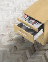 HAMMERBACHER Basic 1606 Rollcontainer ahorn 4 Auszüge 42,8 x 58,0 x 59,0 cm