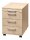 HAMMERBACHER Basic 1606 Rollcontainer ahorn 4 Auszüge 42,8 x 58,0 x 59,0 cm