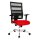 Topstar Bürostuhl X-Pander, 9590T310 Stoff rot, Gestell alu