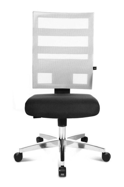 Topstar Bürostuhl X-Pander, 9590T203 Stoff schwarz, Gestell alu