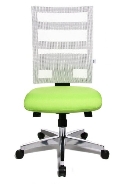 Topstar Bürostuhl X-Pander, 9590T353 Stoff grün, Gestell alu