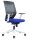 rocada Bürostuhl, 908W-3 Stoff blau, Gestell weiß