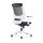 rocada Bürostuhl, 908W-4 Stoff schwarz, Gestell weiß