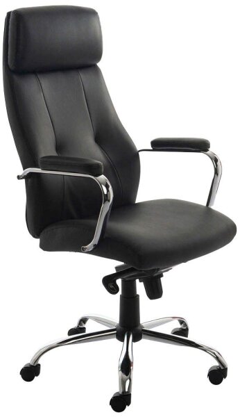 rocada Chefsessel, 986V22 Kunstleder schwarz, Gestell chrom