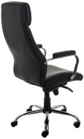 rocada Chefsessel, 986V22 Kunstleder schwarz, Gestell chrom