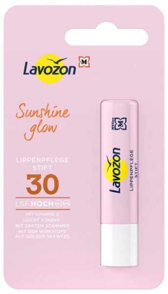Lavozon Sunshine glow LSF 30 Hoch Lippenpflege 4,8 g