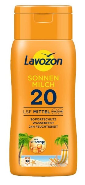 Lavozon LSF 20 Mittel Sonnenmilch 200 ml