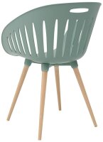 Topstar Schalenstühle T2023 FZ20EIO-2 olive Kunststoff, 2 St.