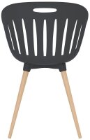Topstar Schalenstühle T2023 FZ20EIA-2 anthrazit Kunststoff, 2 St.