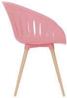 Topstar Schalenstühle T2023 FZ20EIR-2 rose Kunststoff, 2 St.