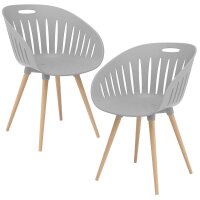 Topstar Schalenstühle T2023 FZ20EIG-2 hellgrau...