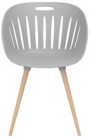 Topstar Schalenstühle T2023 FZ20EIG-2 hellgrau Kunststoff, 2 St.