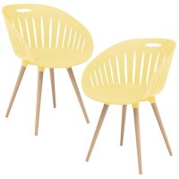 Topstar Schalenstühle T2023 FZ20EIY-2 gelb...