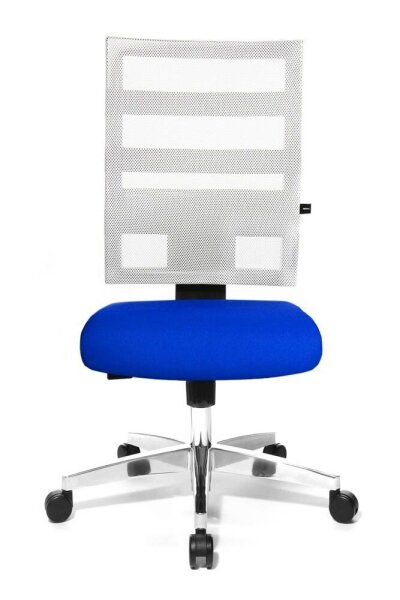 Topstar Bürostuhl X-Pander, 9590T383 Stoff blau, Gestell alu
