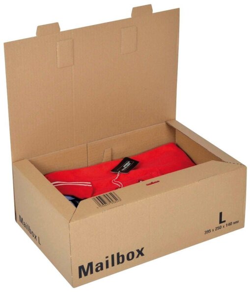 ColomPac® Versandkartons CP 098 Mailbox L 264 x 400 x 144 mm, 15 St.