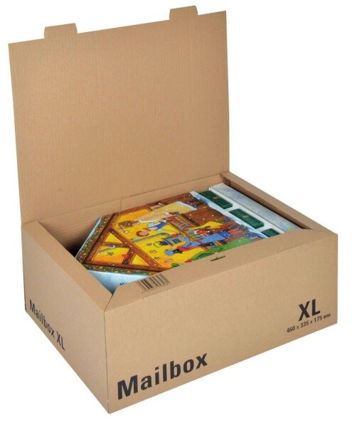 ColomPac® Versandkartons CP 098 Mailbox XL 349 x 465 x 184 mm, 10 St.