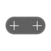 XLAYER Wireless Pad Double Induktive Ladestation space grau, 10 Watt