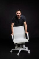 Topstar Bürostuhl Sitness Life 40, FY43BA GY3H Stoff weiß, Gestell weiß