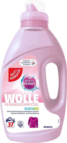 GUT&GÜNSTIG WOLLE Waschmittel flüssig, 1,5 l