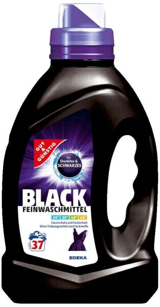 GUT&GÜNSTIG BLACK Waschmittel flüssig, 1,5 l