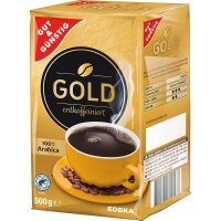 GUT&GÜNSTIG Gold entkoffeiniert Kaffee, gemahlen...