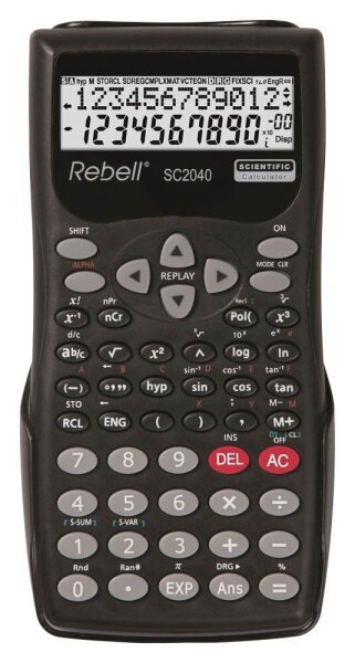Rebell SC2040 Wissenschaftlicher Taschenrechner schwarz