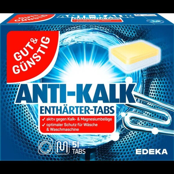 GUT&GÜNSTIG Waschmaschinen-Entkalker, 51 St.