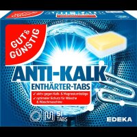 GUT&GÜNSTIG Waschmaschinen-Entkalker, 51 St.