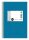 Ursus Geschäftsbuch ca. DIN A5 liniert, blau Hardcover 192 Seiten
