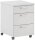 MÖBELPARTNER Rollcontainer lichtgrau 3 Auszüge 41,0 x 49,6 x 60,0 cm