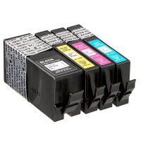 dots  schwarz, cyan, magenta, gelb Druckerpatronen kompatibel zu HP 912XL (3YP34