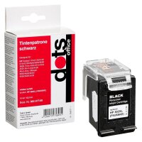dots  schwarz Druckerpatrone kompatibel zu HP 302XL...
