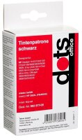 dots  schwarz Druckerpatrone kompatibel zu HP 302XL...
