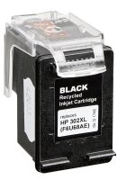 dots  schwarz Druckerpatrone kompatibel zu HP 302XL (F6U68AE)