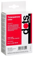 dots  color Druckerpatrone kompatibel zu HP 302XL (F6U67AE)