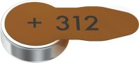 VARTA Knopfzellen 312 Zink-Luft 1,45 V, 6 St.