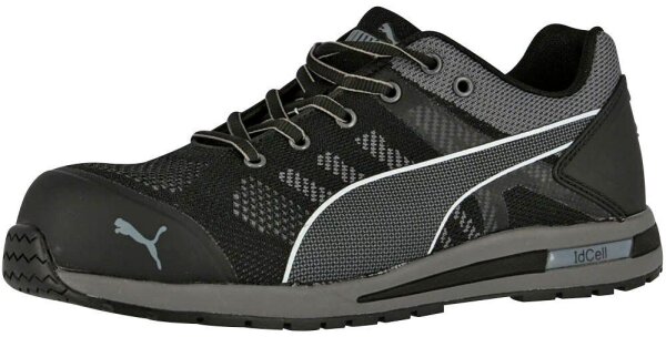 PUMA® Herren S1P Sicherheitsschuhe "ELEVATE KNIT BLACK LOW" URBAN PROTECT schwarz Größe 45