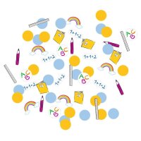 amscan® Konfetti Schulstart bunt 14,0 g