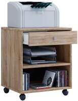 VCM my office Salda Rollcontainer sonoma-eiche 1 Auszug 45,0 x 38,0 x 54,0 cm